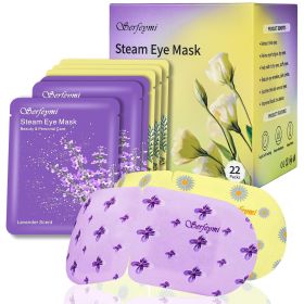 22 Packs Steam Eye Masks Self Heating Warm Eye Mask, Disposable Eye SPA Heated Eye Mask for Sleeping,Relief Eye Fatigue
